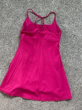 HALARA Bright Fuchsia active backless dress